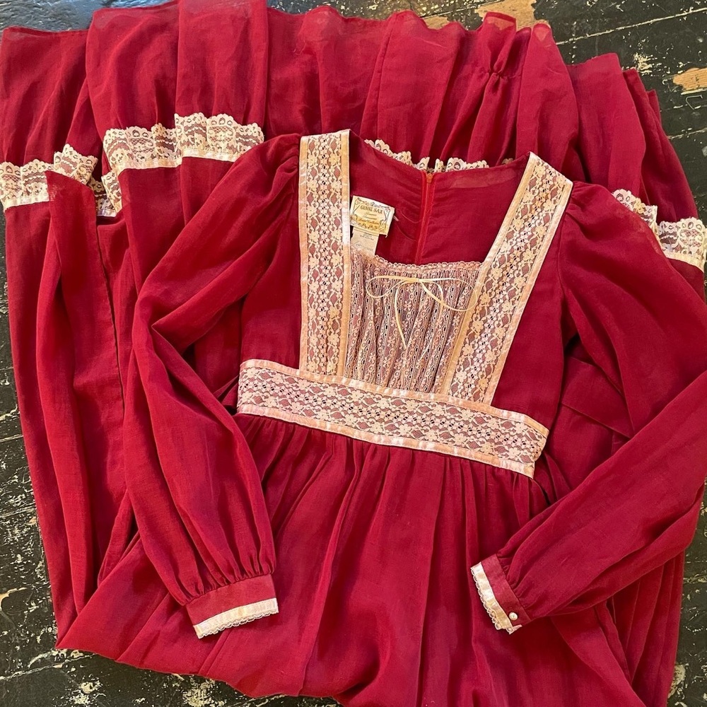 Vintage gunne sax prairie dress